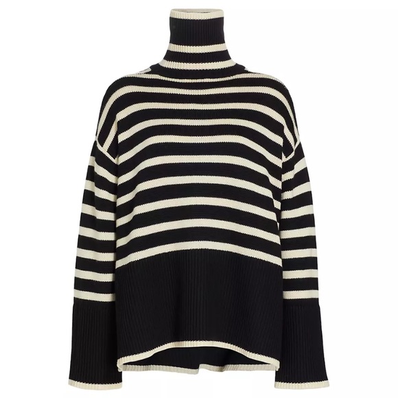 Toteme Sweaters - Totême Signature Stripe Turtleneck Sweater